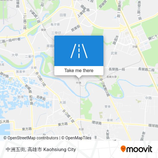 中洲五街 map