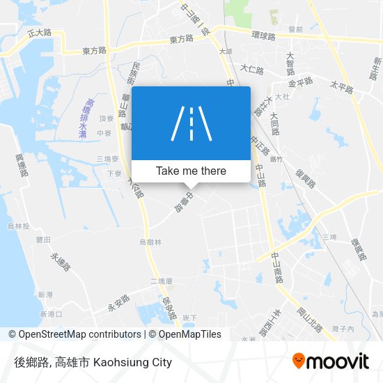 後鄉路 map