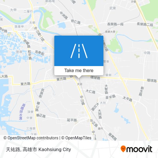 天祐路 map