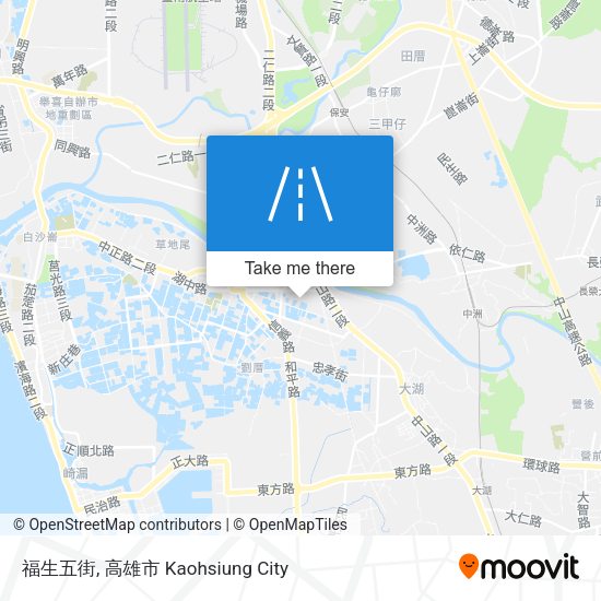 福生五街地圖