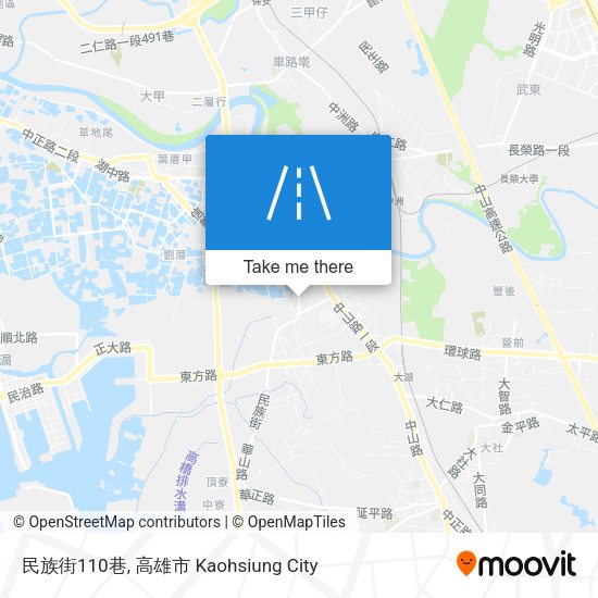 民族街110巷地圖