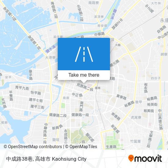 中成路38巷地圖