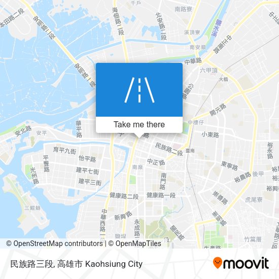 民族路三段 map