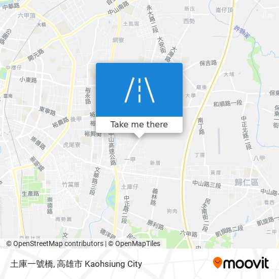 土庫一號橋地圖