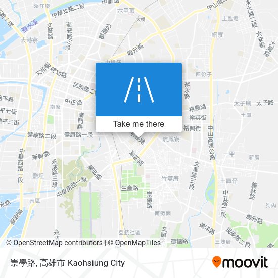 崇學路 map