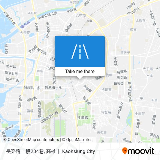 長榮路一段234巷地圖