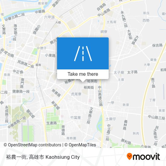 裕農一街地圖