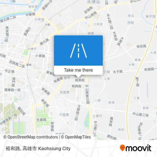 裕和路地圖