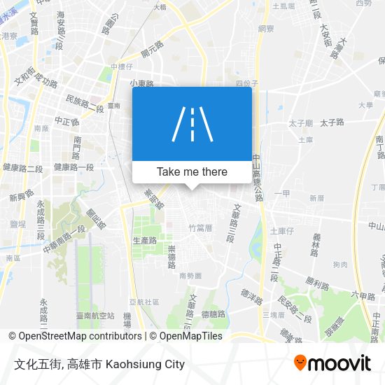 文化五街 map