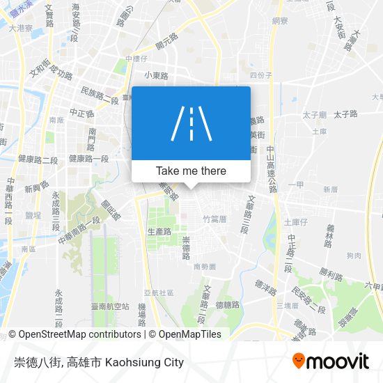 崇德八街 map