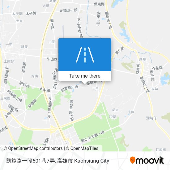 凱旋路一段601巷7弄 map