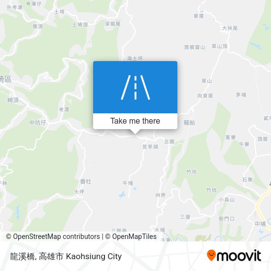龍溪橋地圖