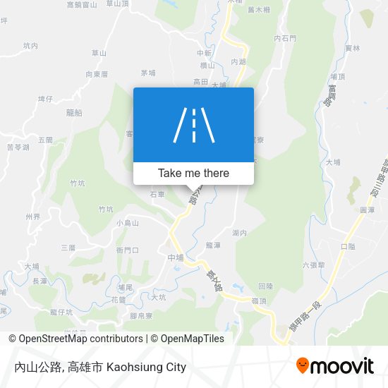 內山公路 map