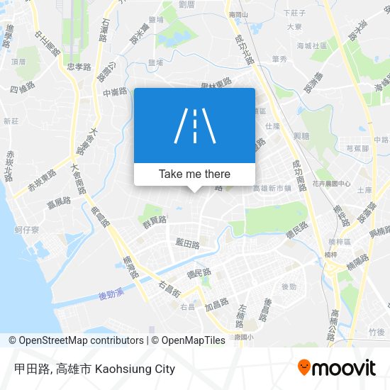 甲田路地圖