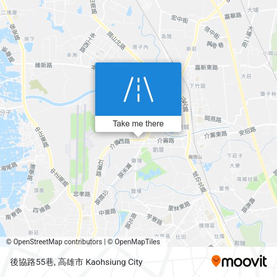 後協路55巷 map