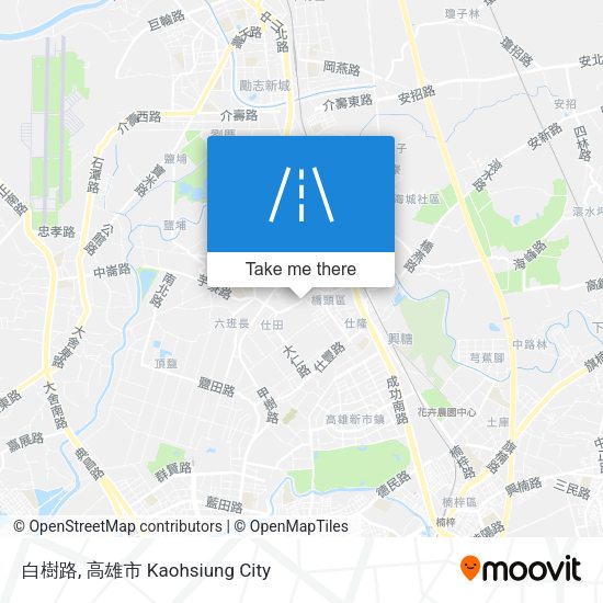 白樹路 map