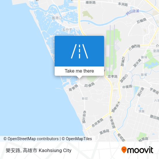 樂安路 map