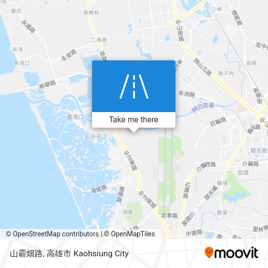 山霸畑路 map