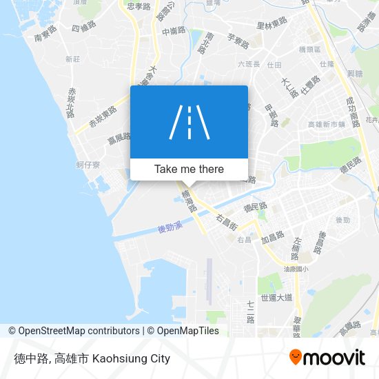 德中路 map