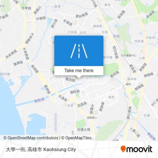 大學一街 map
