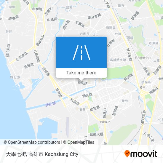 大學七街 map