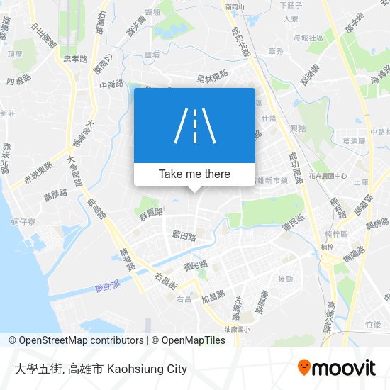 大學五街 map
