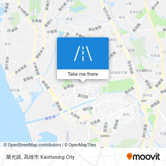 榮光路地圖