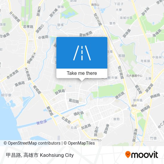甲昌路 map
