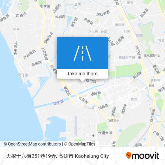 大學十六街251巷19弄地圖