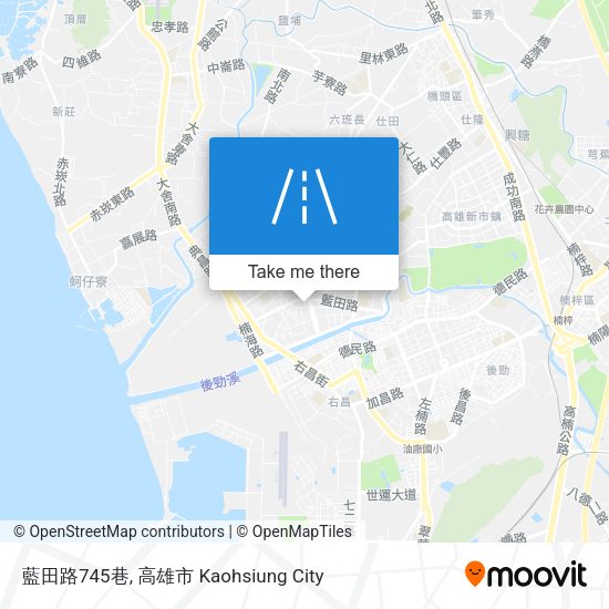 藍田路745巷 map