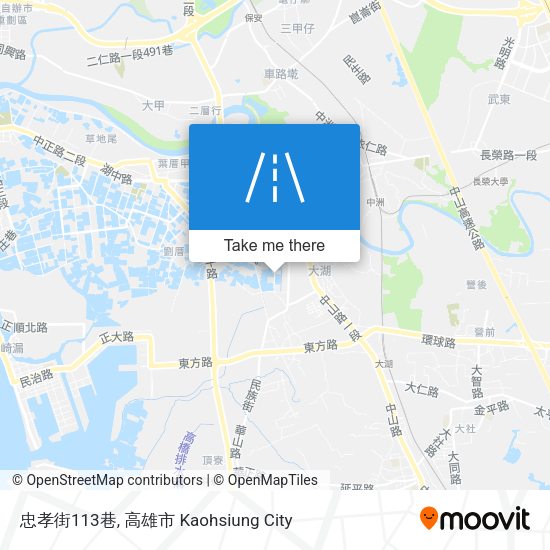 忠孝街113巷地圖