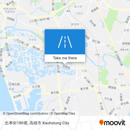 忠孝街180巷 map