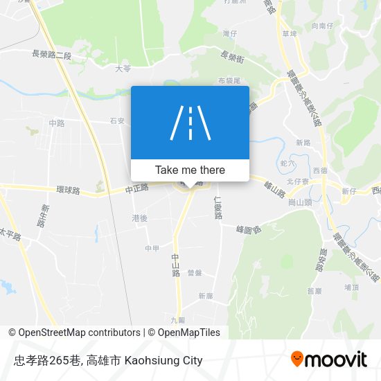 忠孝路265巷地圖