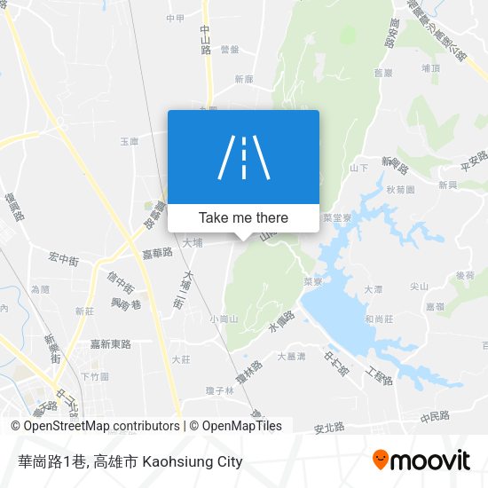 華崗路1巷地圖