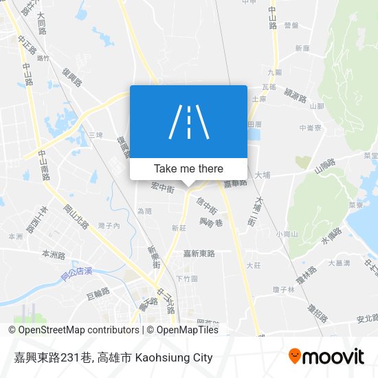 嘉興東路231巷 map