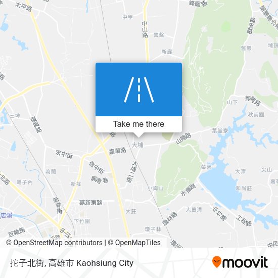 拕子北街 map