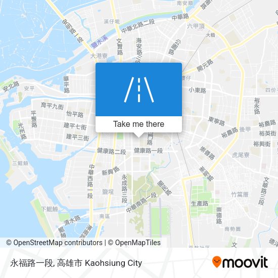 永福路一段 map