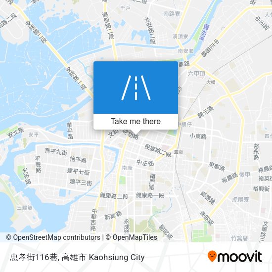 忠孝街116巷 map