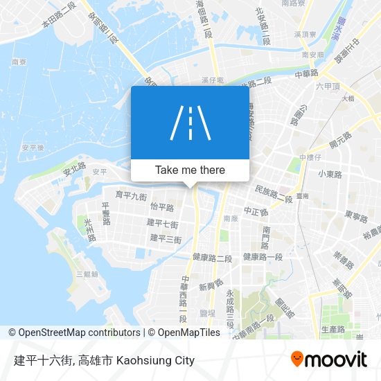 建平十六街地圖