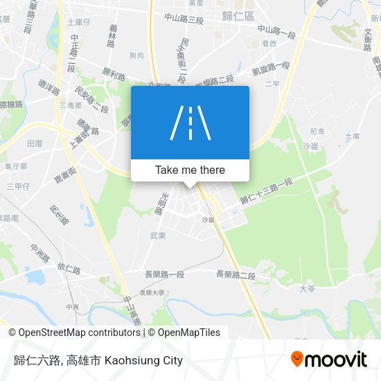 歸仁六路地圖