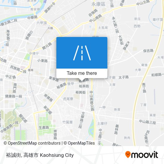裕誠街地圖