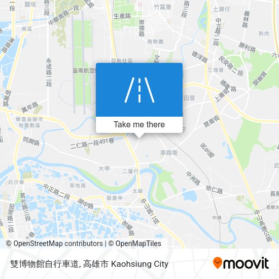 雙博物館自行車道 map