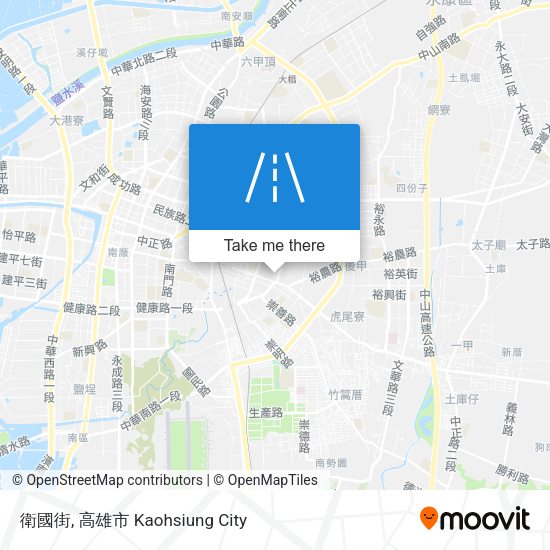 衛國街地圖