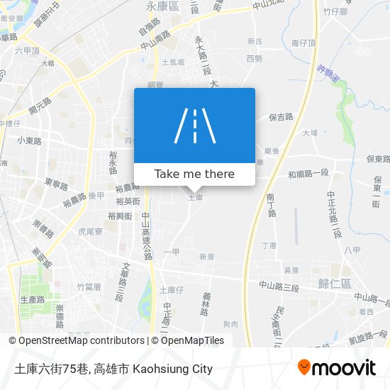 土庫六街75巷地圖