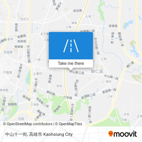 中山十一街地圖