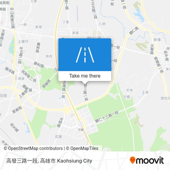高發三路一段 map