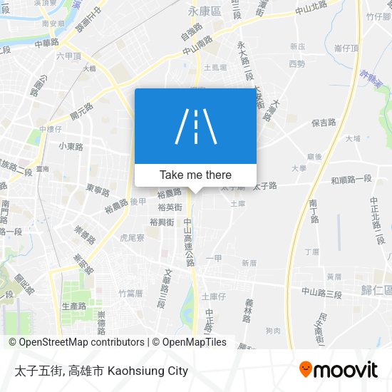 太子五街 map