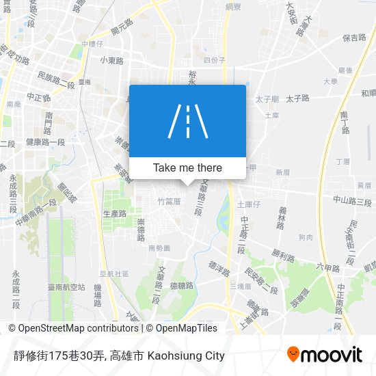 靜修街175巷30弄地圖