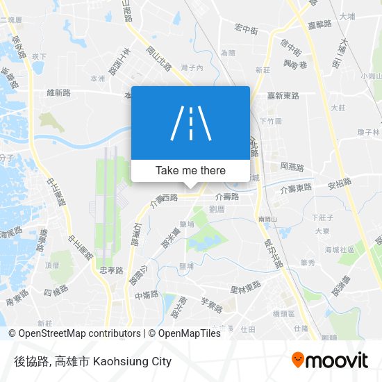 後協路 map