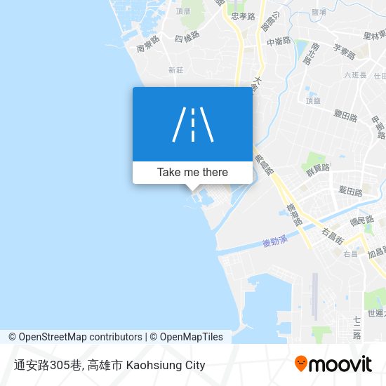 通安路305巷地圖